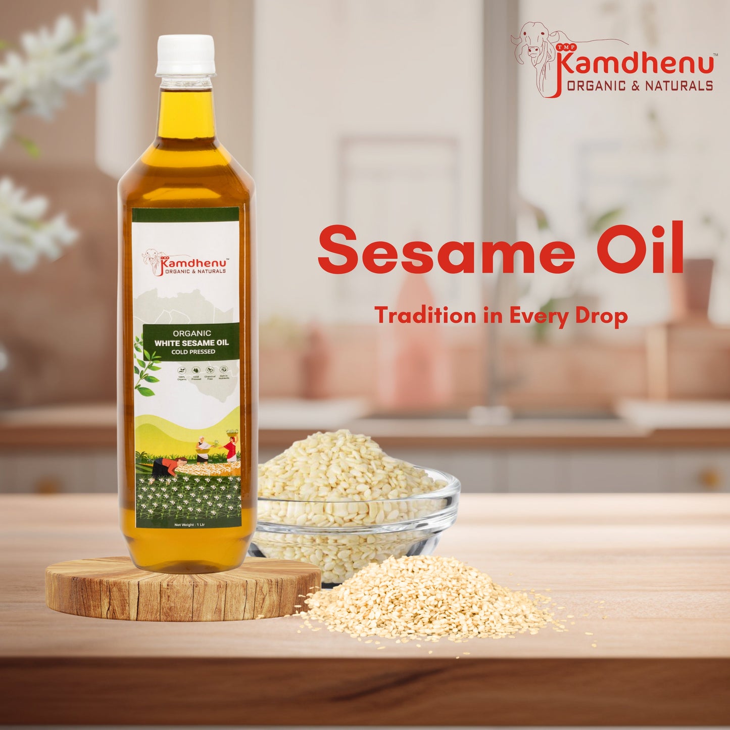 Organic White sesame oil