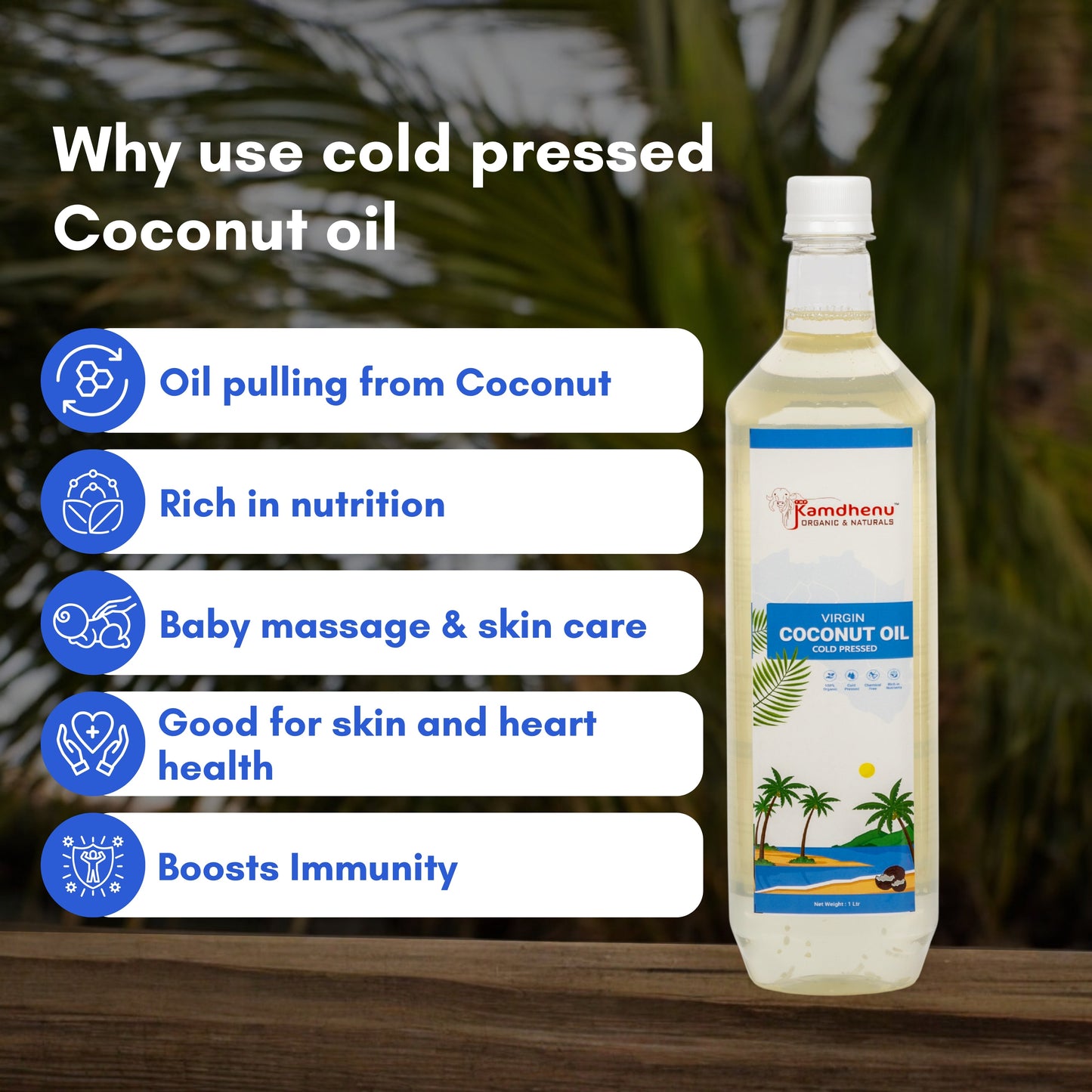 Virgin coconut oil