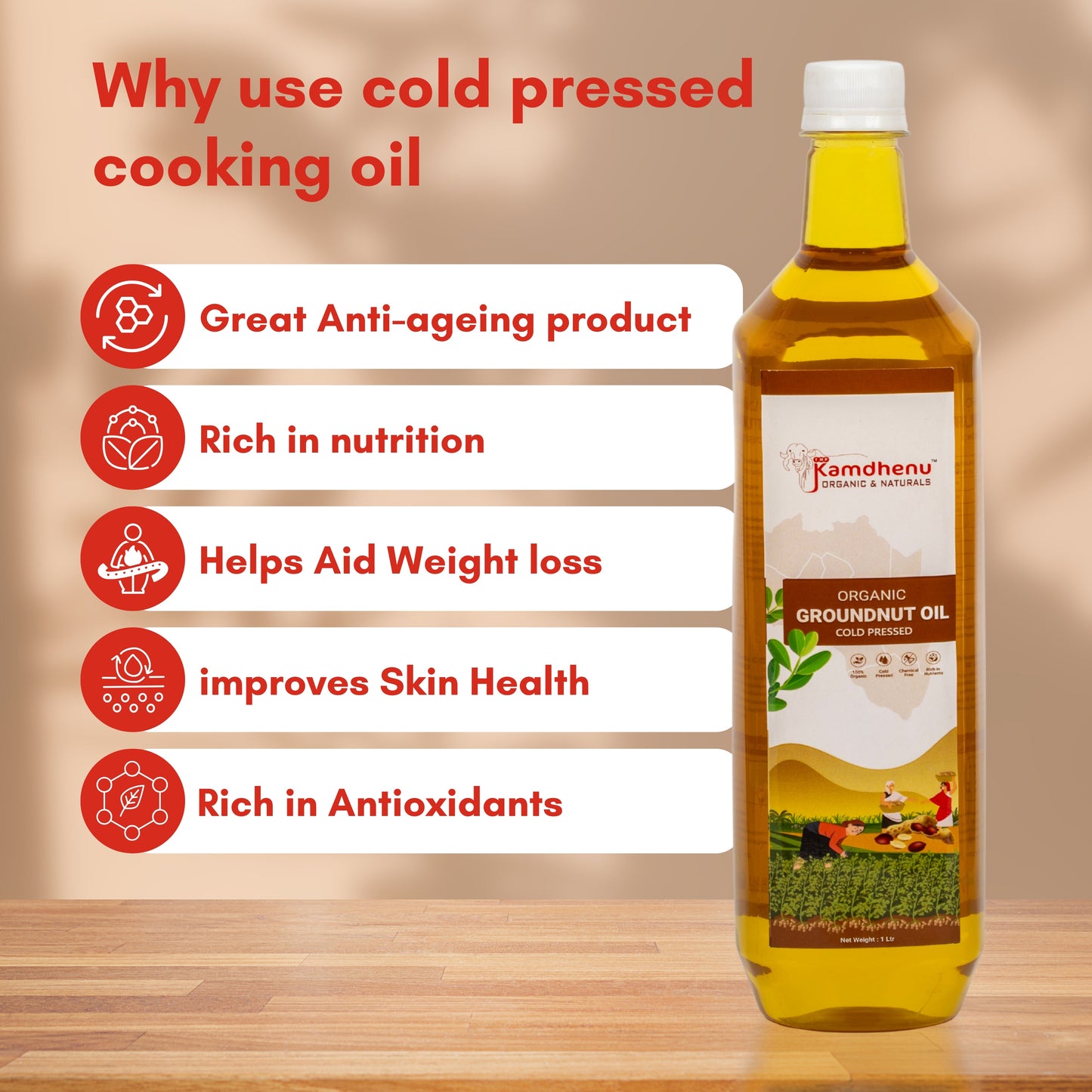 Organic Groundnut Oil