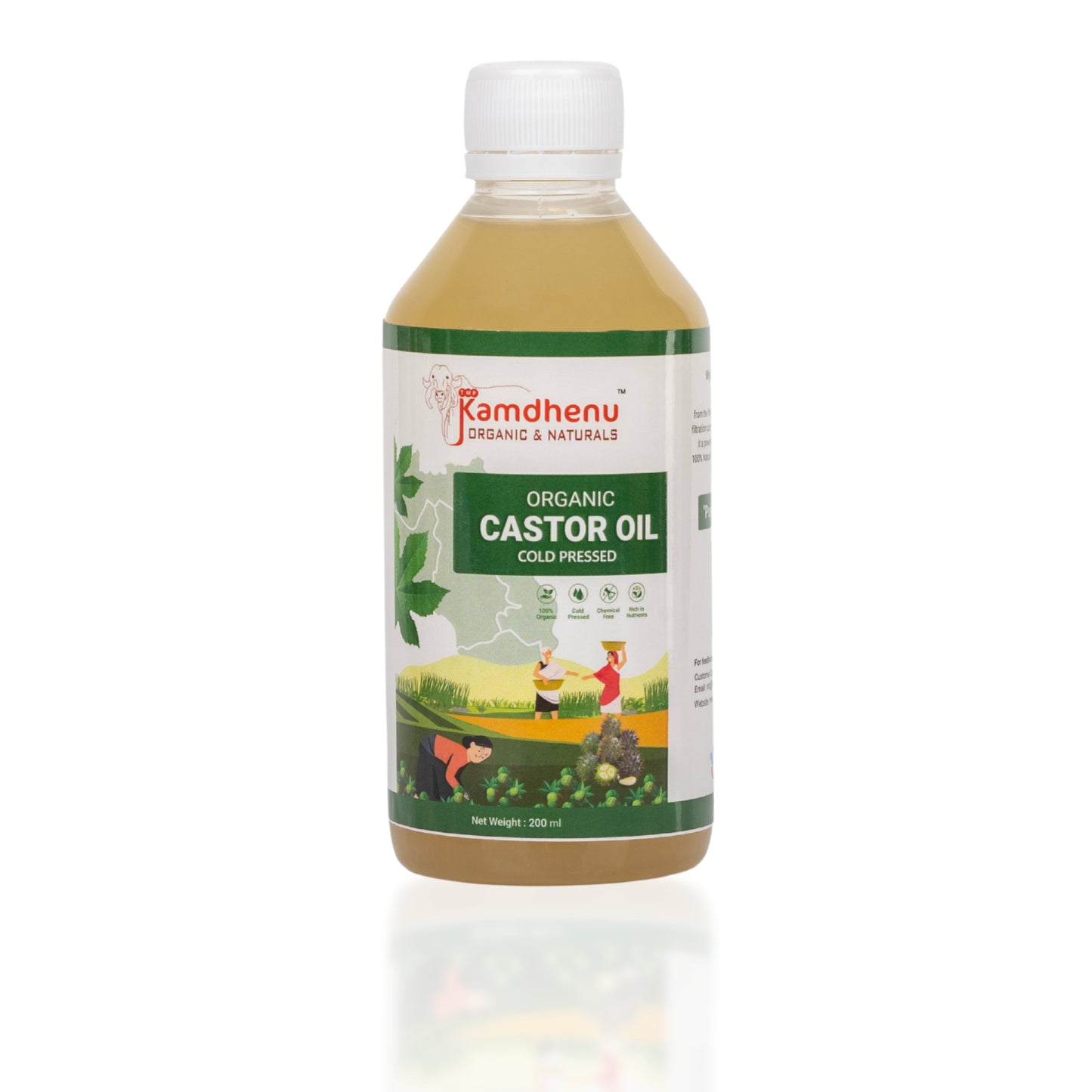 Organic castor oil